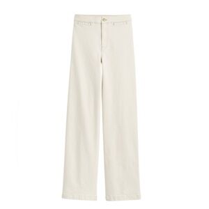 Madewell Cream Flare & Wide Leg Jeans